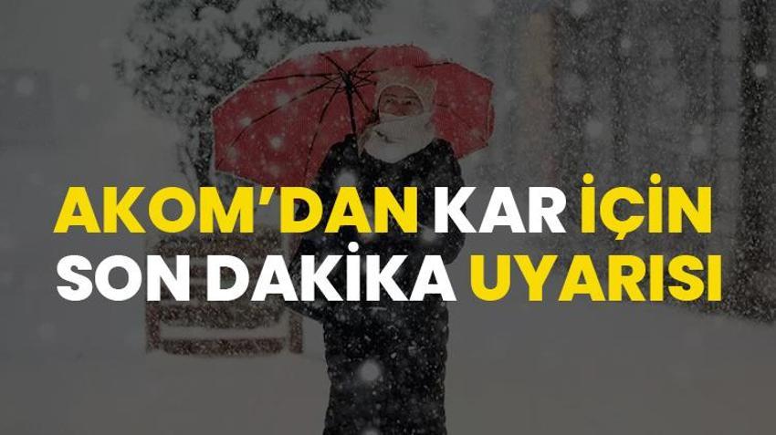 Yoğun kar yağışı İstanbul'da! Meteoroloji, AKOM, AFAD, Valilik art arda duyurdu, asıl yağış gece yarısı başlıyor 