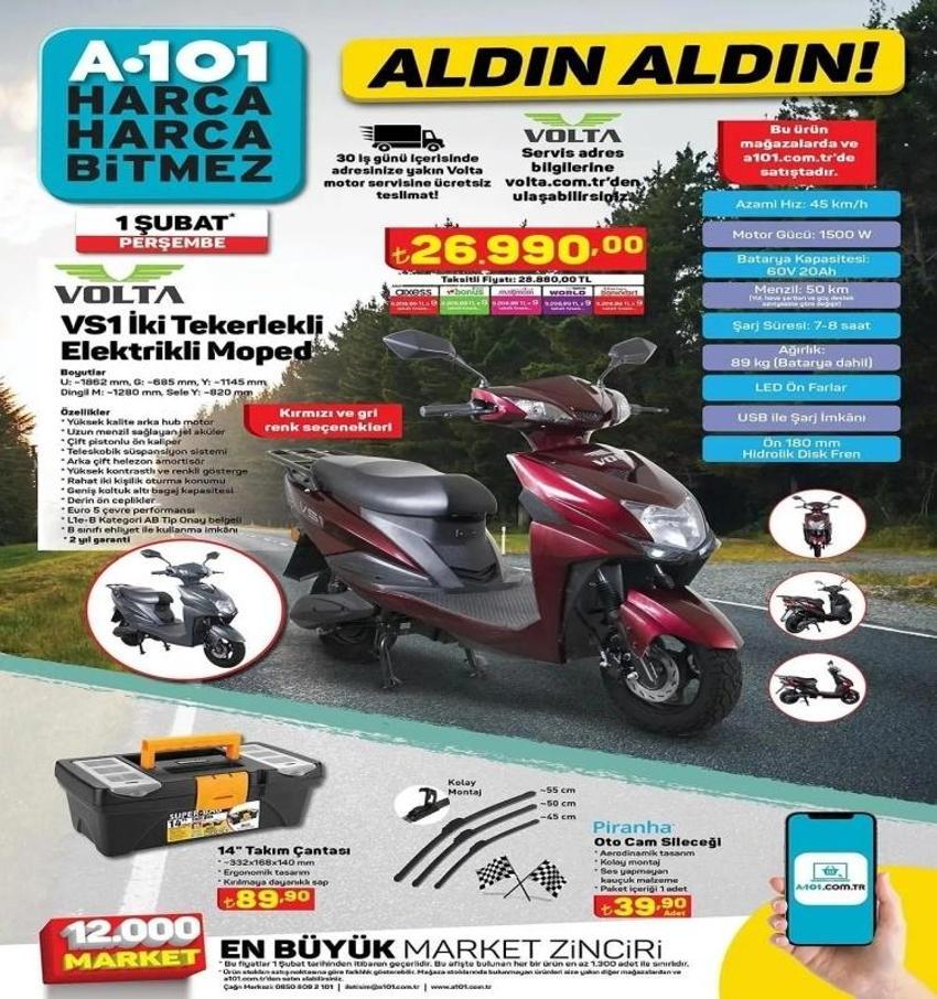 A101'e bütçe dostu buzdolabu ve çamaşır makinesi geldi! A101 30 Ocak-2 Şubat aktüel ürünler kataloğu...