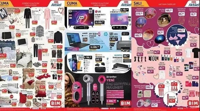BİM 6-9 Şubat aktüel katalog 2024 yayınlandı! Uygun fiyatlı saç kurutma makinesi geliyor!
