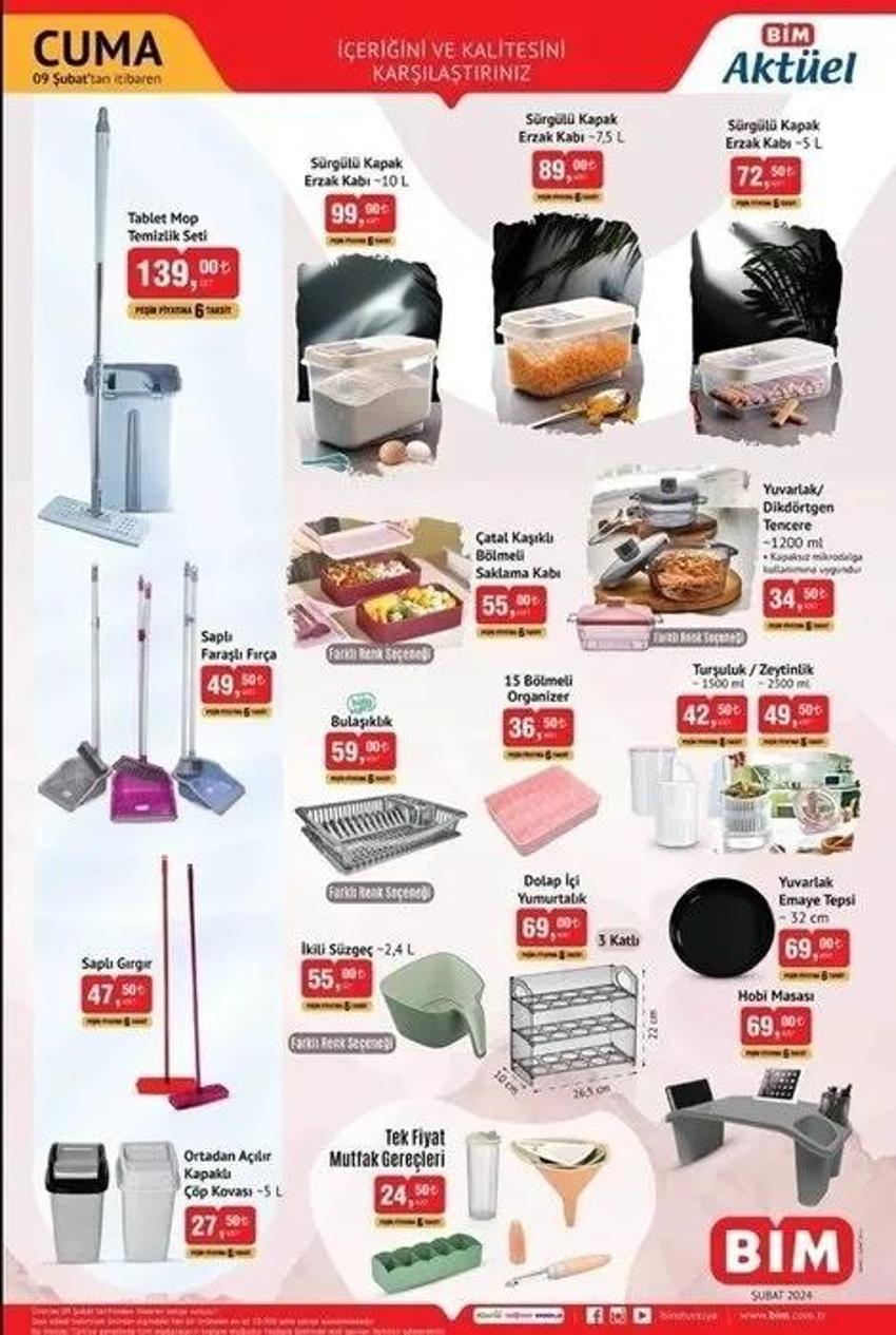 BİM 6-9 Şubat aktüel katalog 2024 yayınlandı! Uygun fiyatlı saç kurutma makinesi geliyor!