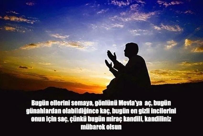Miraç Kandili mesajları: 6 Şubat Miraç Kandili resimli, dualı, kısa, uzun kandil mesajları! 