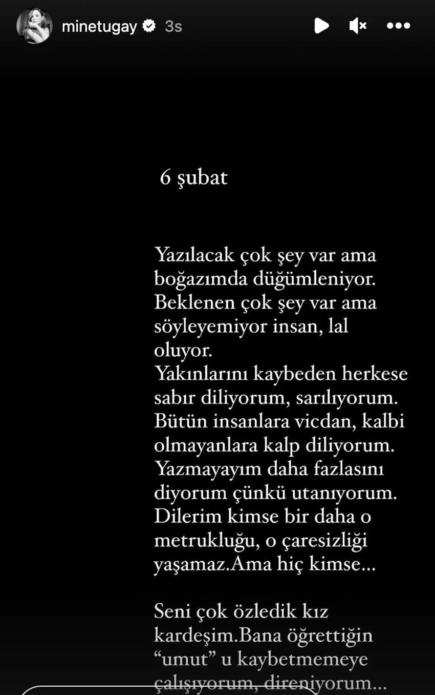 Ünlü isimler depremi unutmadı: 6 Şubat deprem felaketinin yıldönümünde üzüntülerini dile getirdiler
