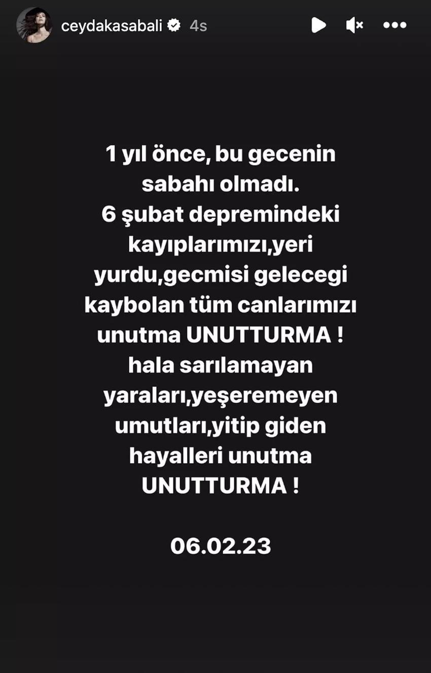 Ünlü isimler depremi unutmadı: 6 Şubat deprem felaketinin yıldönümünde üzüntülerini dile getirdiler