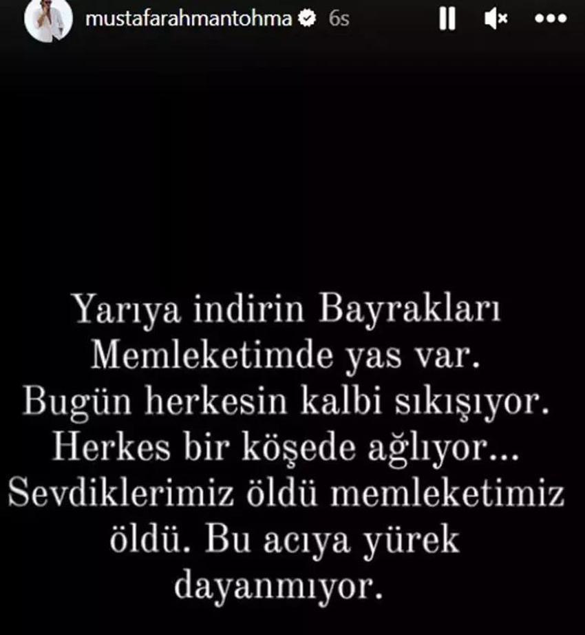 Ünlü isimler depremi unutmadı: 6 Şubat deprem felaketinin yıldönümünde üzüntülerini dile getirdiler