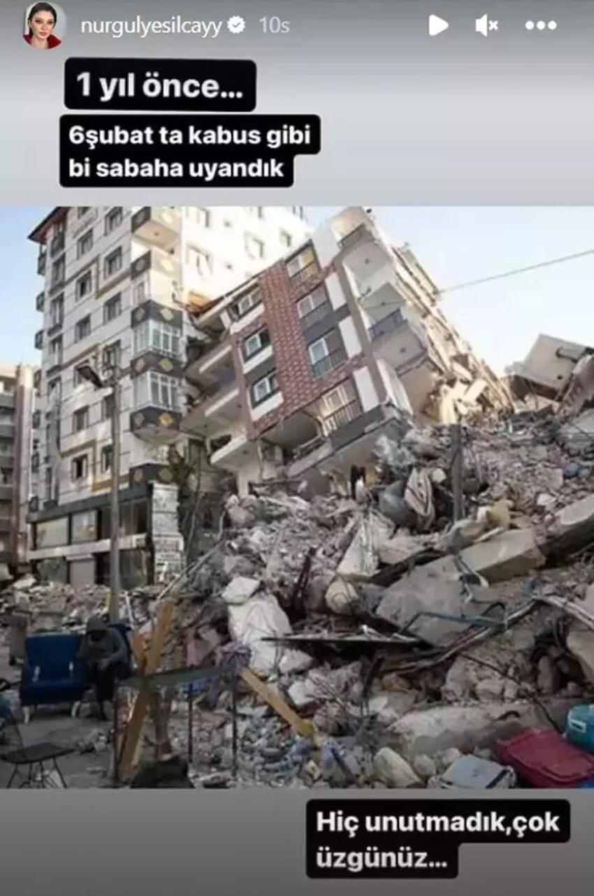 Ünlü isimler depremi unutmadı: 6 Şubat deprem felaketinin yıldönümünde üzüntülerini dile getirdiler