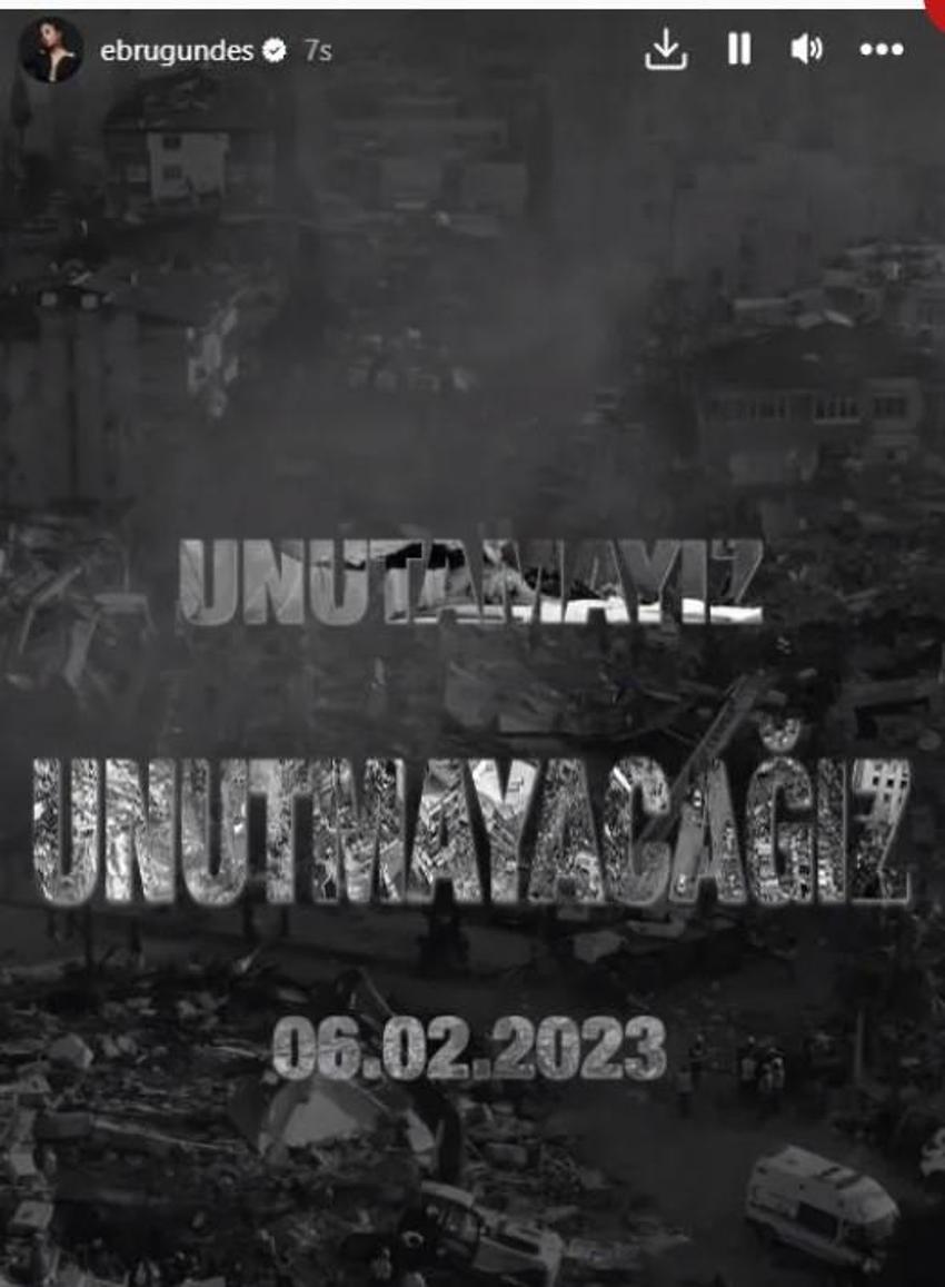 Ünlü isimler depremi unutmadı: 6 Şubat deprem felaketinin yıldönümünde üzüntülerini dile getirdiler