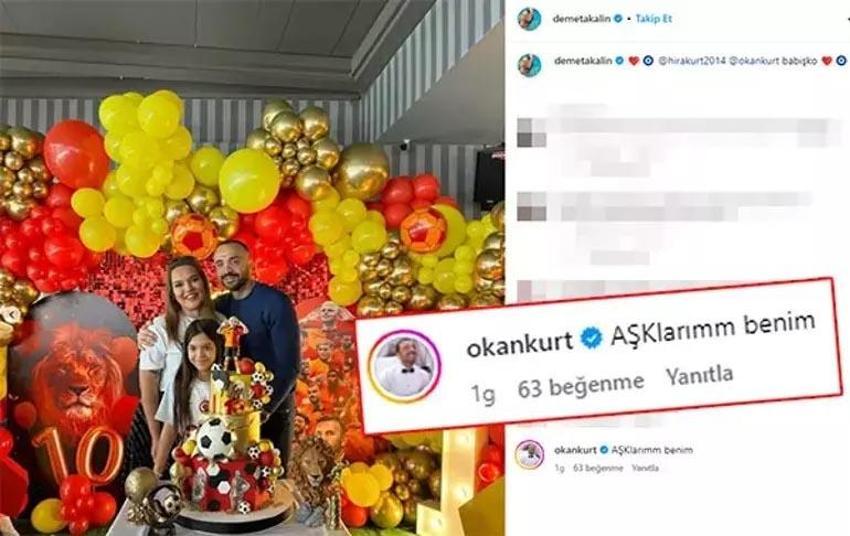 Icardi temalı yaş günü! Demet Akalın ile Okan Kurt’un kızı Hira 10 yaşına girdi!
