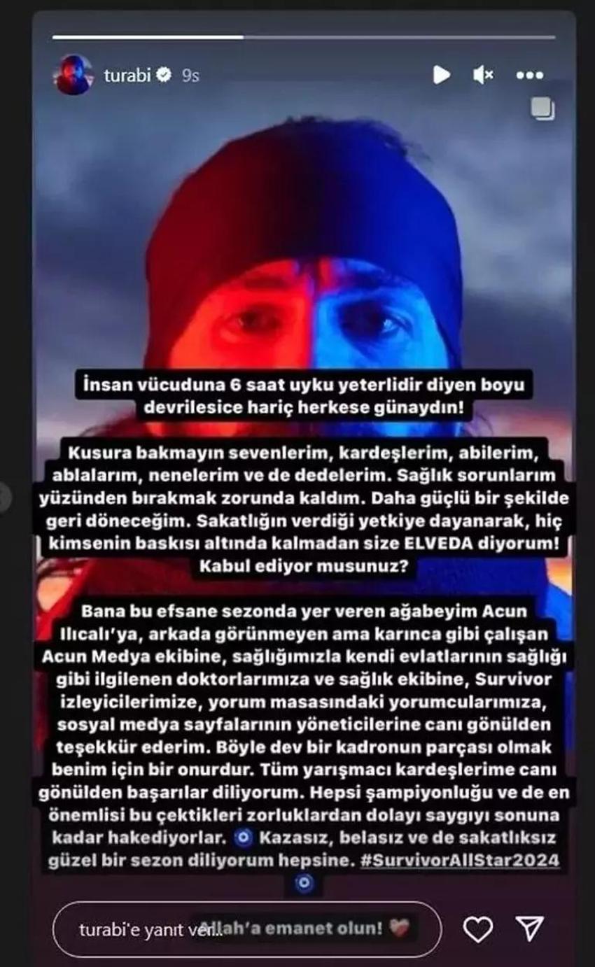 Turabi'den elveda mesajı: Giderayak son sorusunu sordu! İşte veda paylaşımı..