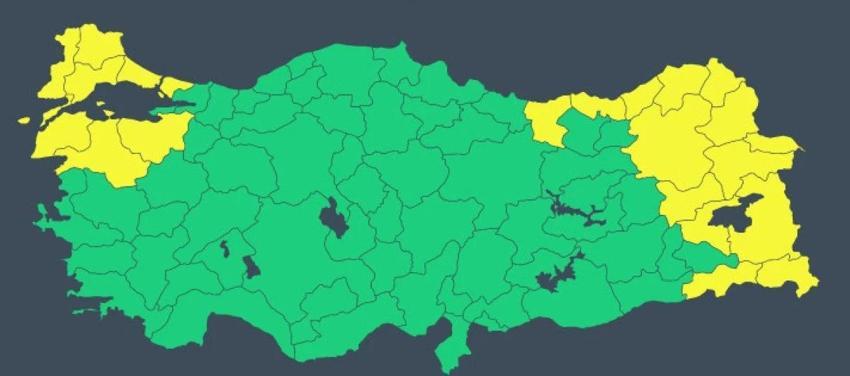 Marmara'da önce fırtına sonra kar: 21 kentte sarı alarm verildi! Meteoroloji'den sağanak uyarısı var: Hafta sonu hava nasıl olacak?