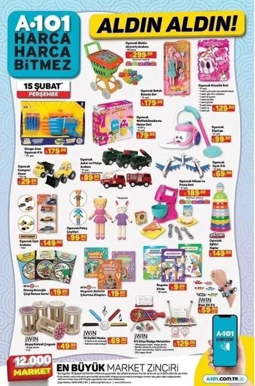 A101 15 Şubat aktüel katalog 2024 yayınlandı! İşte A101 aktüel ürünler indirimleri