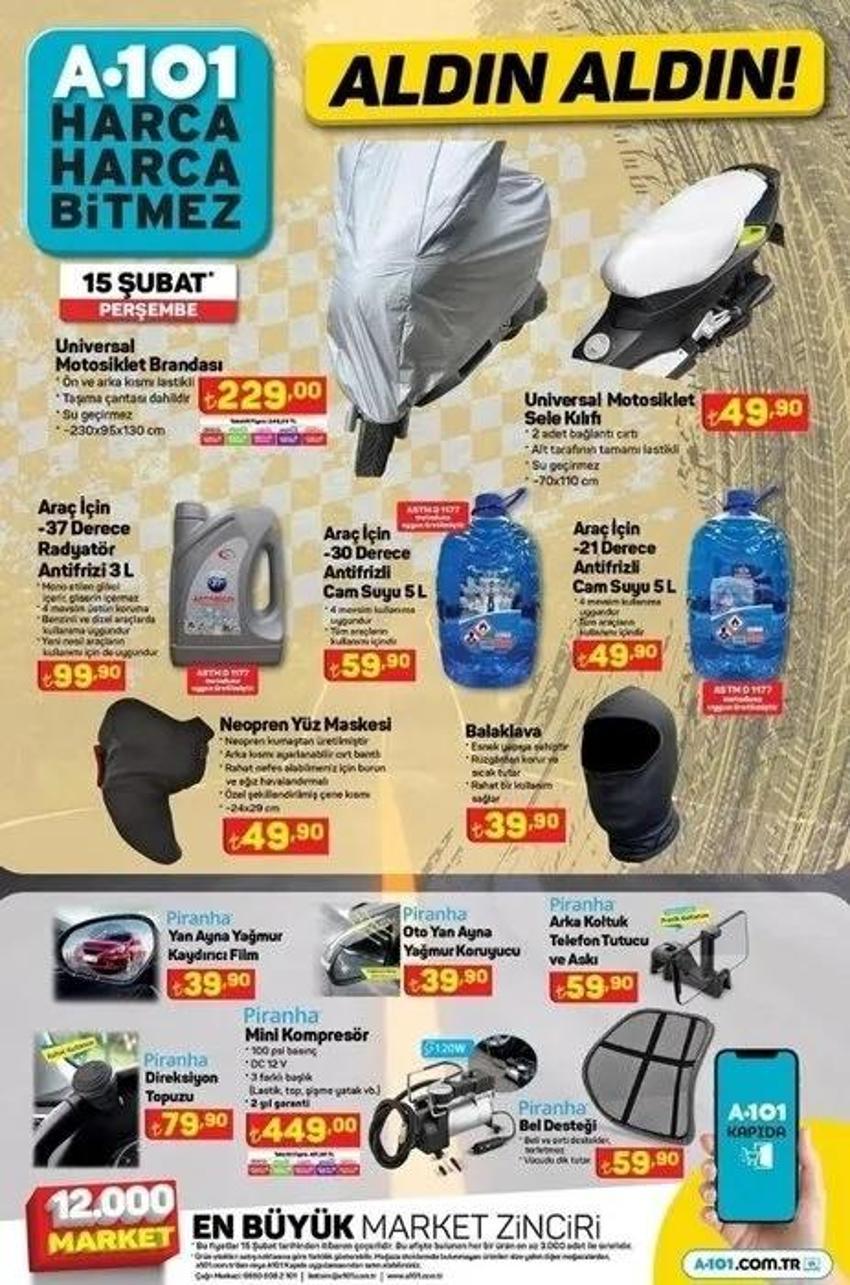 A101 15 Şubat aktüel katalog 2024 yayınlandı! İşte A101 aktüel ürünler indirimleri