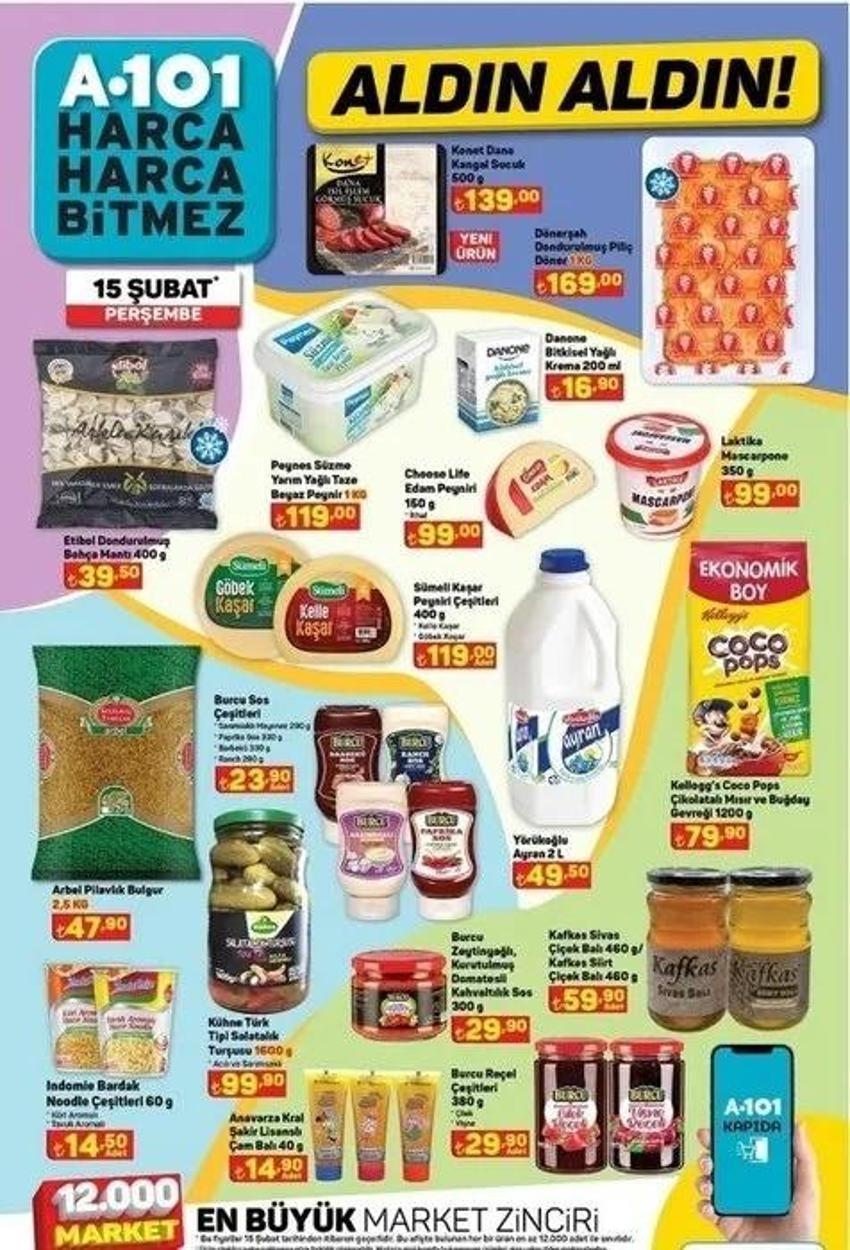 A101 15 Şubat aktüel katalog 2024 yayınlandı! İşte A101 aktüel ürünler indirimleri
