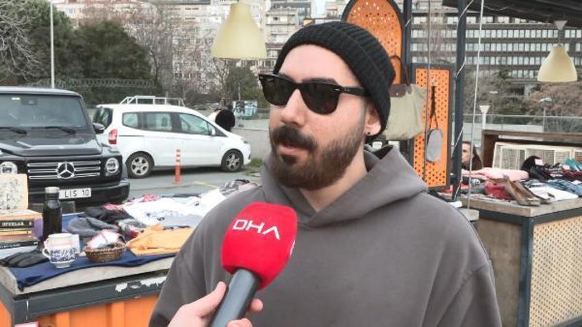 Nişantaşı'nda 14 Şubat öncesi 'eski sevgili pazarı' kuruldu 