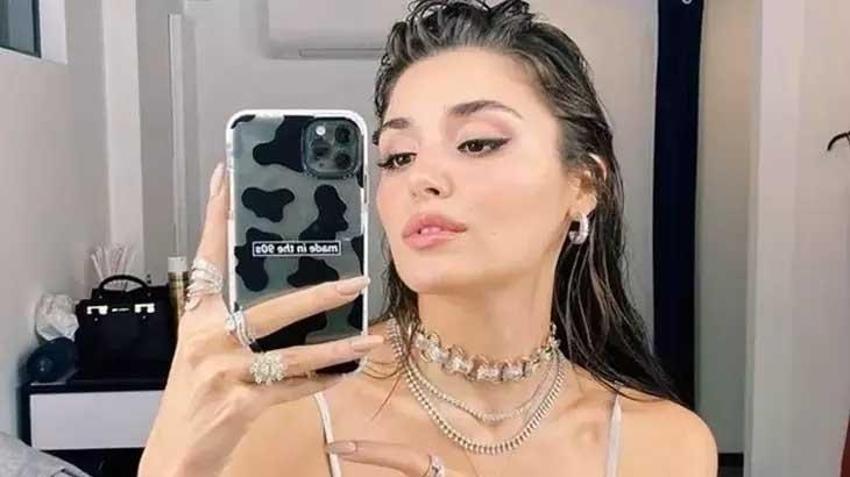 Hande Erçel sevgilisi Hakan Sabancı'yla oyuncu arkadaşının doğum gününe katıldı! 