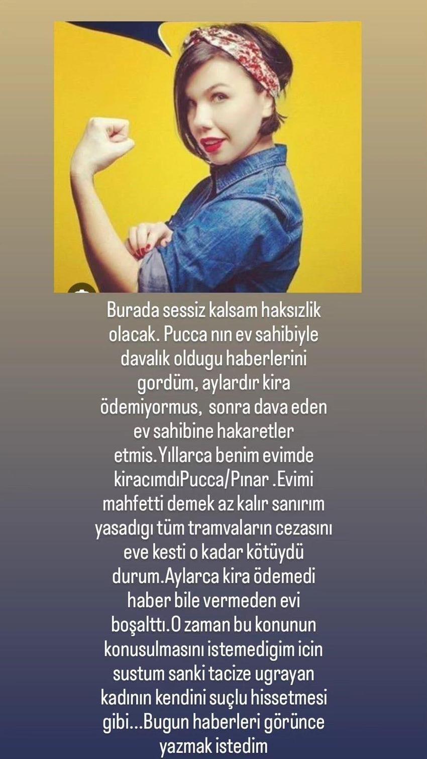 Tuba Ünsal'dan eski kiracısı Pucca'ya sitem! 'Yaşadığı tüm travmaların cezasını eve kesti'