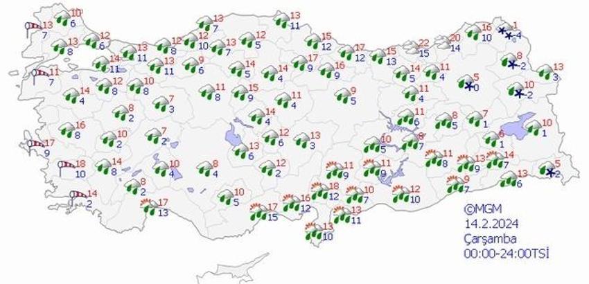 Hava 5 derece birden düşecek, kar haritada oluşmaya başladı! Meteoroloji'den Perşembe uyarısı: Çok kuvvetli geliyor! Hafta sonu adım atmayın dendi