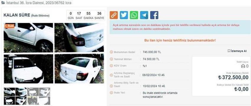 Arabalar yarı fiyatına satılıyor! 30 bin liraya da var 300 bin liraya da