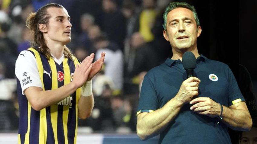 Ali Koç'u yıkan haber! Çağlar söyüncü geldi ama izin çıkmadı, bir daha masada olmayacak