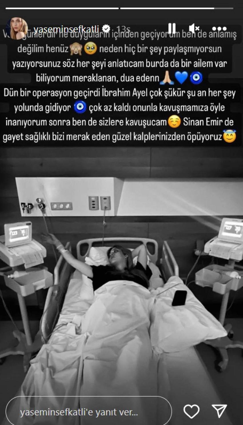 İdo Tatlıses'in eşi Yasemin Şefkatli paylaşımıyla sevenlerini korkuttu 