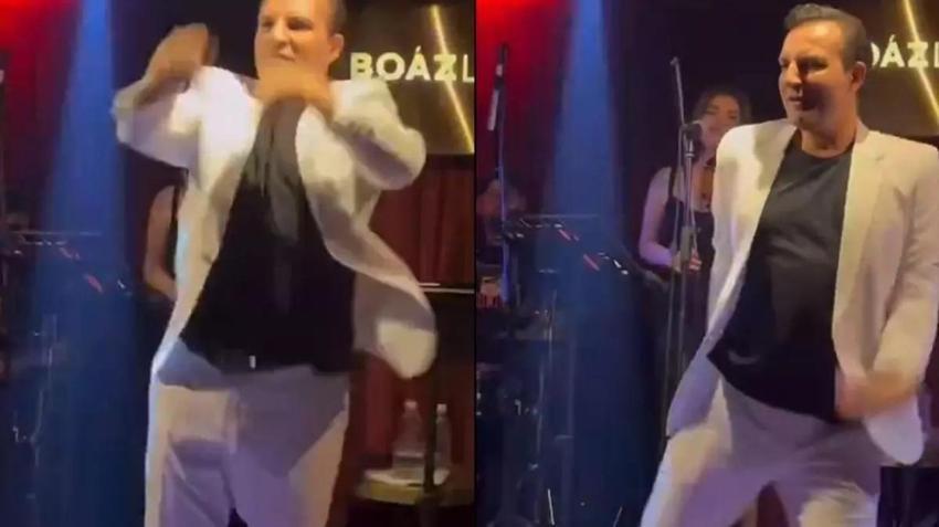 Rafet El Roman'ın dans şovu dillere düştü! Yüzündeki değişimle dikkat çekmişti