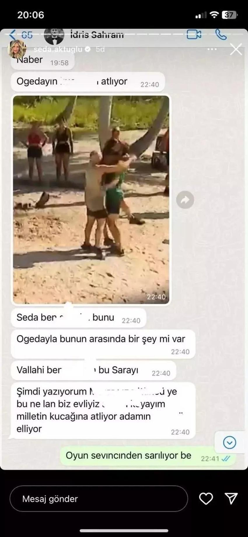 Seda Aktuğlu Sahra'nın eşi İdris'in küfürlü mesajlarını ifşa etti!