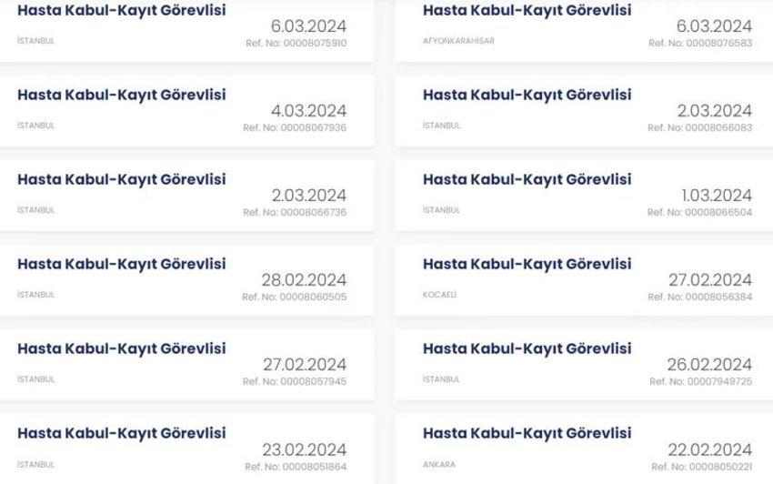 İŞKUR başvuru ekranını açtı: KPSS şartı olmadan hasta kabul-kayıt görevlisi alımı başladı! 18-56 yaş arası...