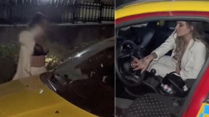 Kadın müşteri taksiciye kabusu yaşattı! Taksimetre ücretini ödememek için küfür edip polise saldırdı