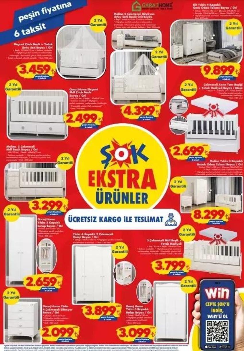 1-5 Mart ŞOK aktüel katalog 2024 yayınlandı! ŞOK'ta bu hafta bebek odası, temizlik seti ankastre set var!