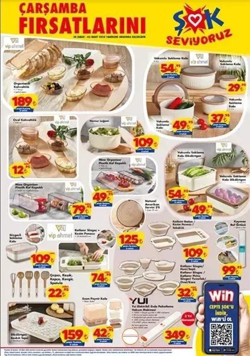 1-5 Mart ŞOK aktüel katalog 2024 yayınlandı! ŞOK'ta bu hafta bebek odası, temizlik seti ankastre set var!