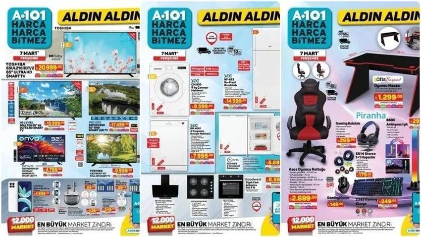 A101 7 Mart 2024 katalogda ayın fırsatı var! A101 aktüel katalogda bu hafta indirimli ne var?