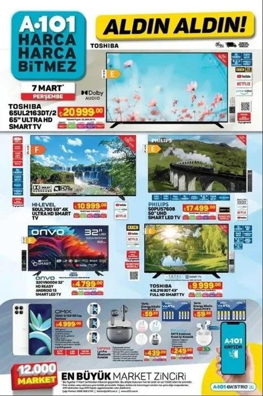 A101 7 Mart 2024 katalogda ayın fırsatı var! A101 aktüel katalogda bu hafta indirimli ne var?