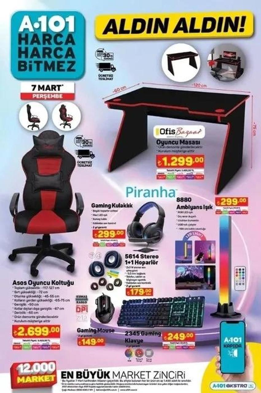 A101 7 Mart 2024 katalogda ayın fırsatı var! A101 aktüel katalogda bu hafta indirimli ne var?