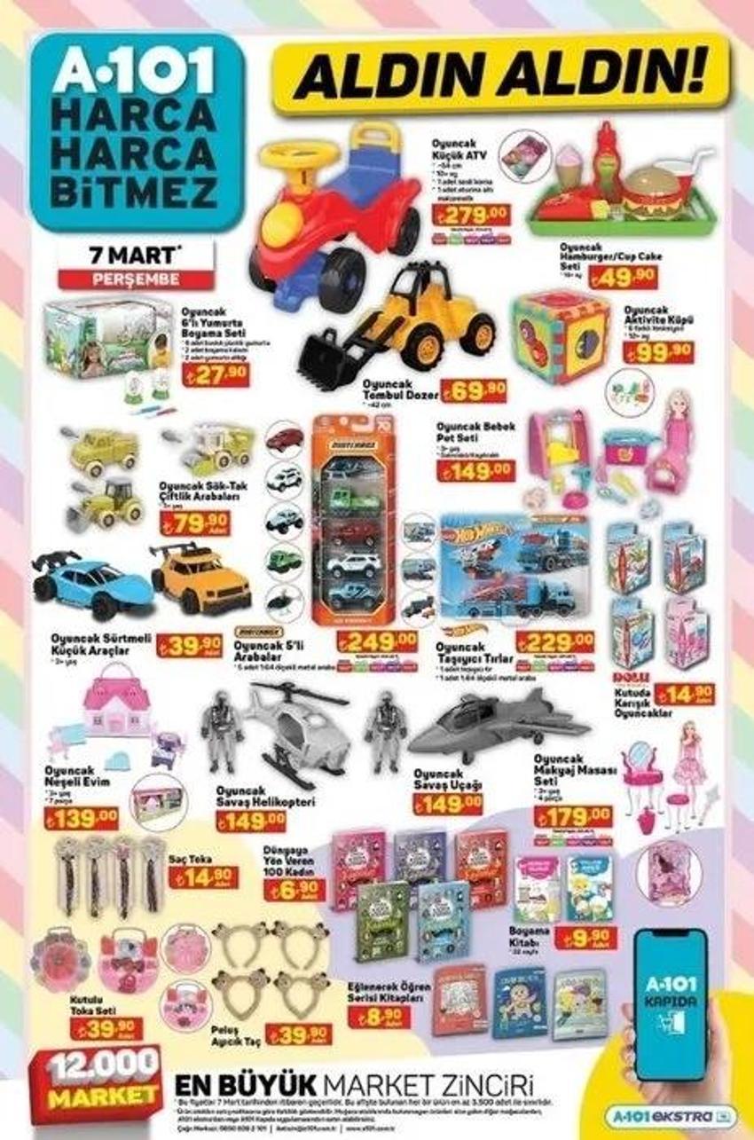 A101 7 Mart 2024 katalogda ayın fırsatı var! A101 aktüel katalogda bu hafta indirimli ne var?