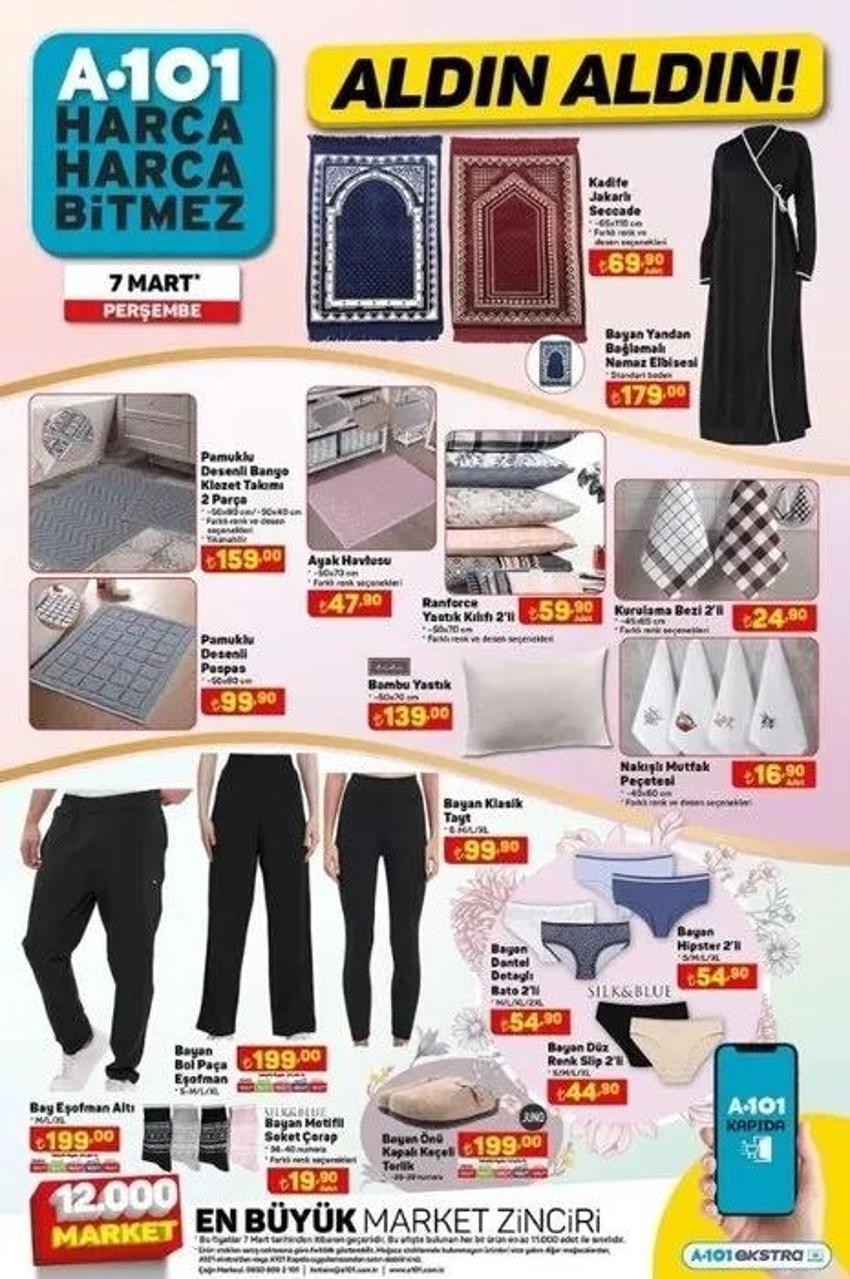 A101 7 Mart 2024 katalogda ayın fırsatı var! A101 aktüel katalogda bu hafta indirimli ne var?
