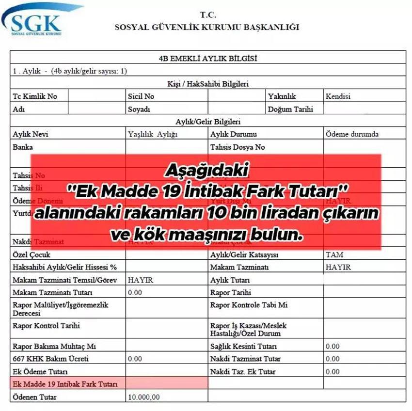 Emekliye kök maaş! 4A / 4B /4C mensubu milyonlarca emekliyi kapsıyor, rakamlar belli oldu