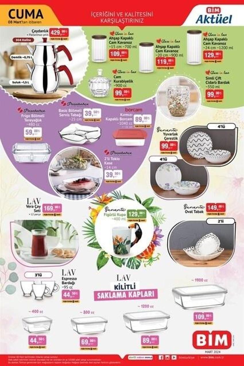 5-9 Mart BİM aktüel katalog 2024 yayınlandı! Ramazan'da sahurluk, iftarlık ne ararsan indirimde!