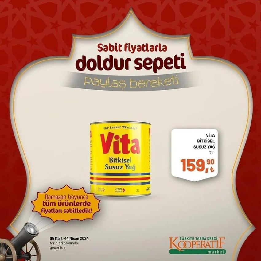Tarım Kredi Market'in Ramazan Kolisinde her şey var! Tarım Kooperatif 5 Mart-14 Nisan Ramazan katalogu yayınlandı!