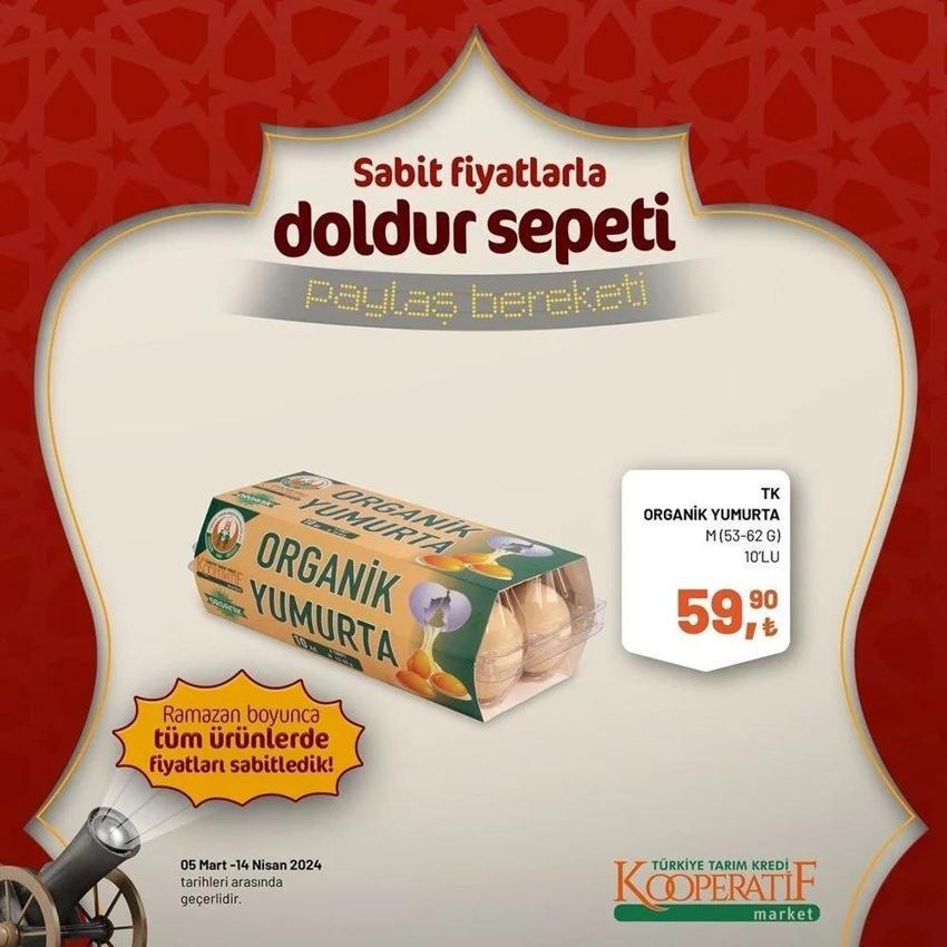 Tarım Kredi Market'in Ramazan Kolisinde her şey var! Tarım Kooperatif 5 Mart-14 Nisan Ramazan katalogu yayınlandı!