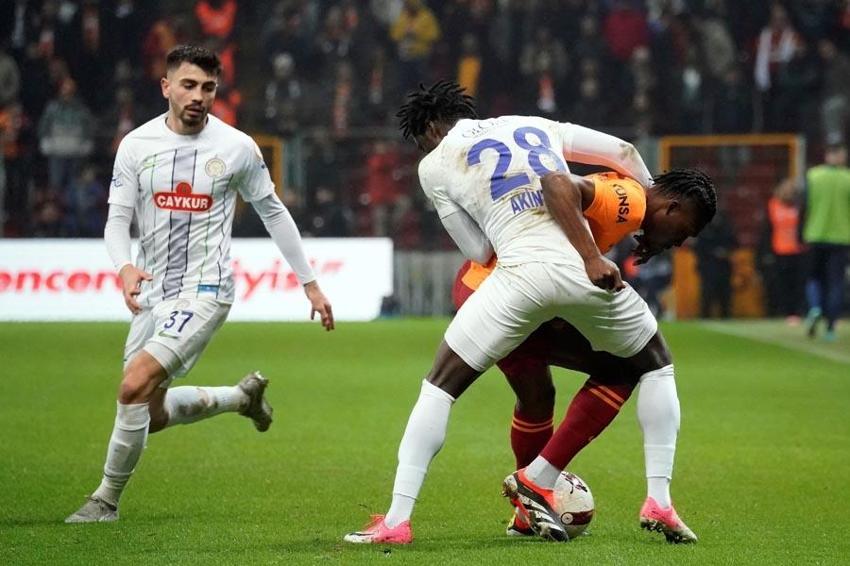 Galatasaray Çaykur Rizespor maçında gol yağmuru: 6-2
