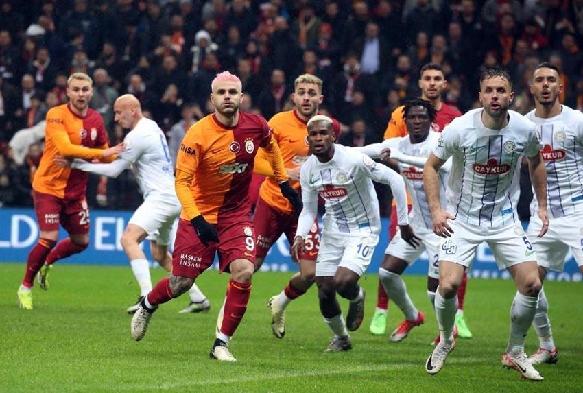 Galatasaray Çaykur Rizespor maçında gol yağmuru: 6-2