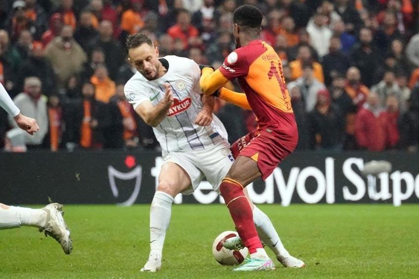 Galatasaray Çaykur Rizespor maçında gol yağmuru: 6-2