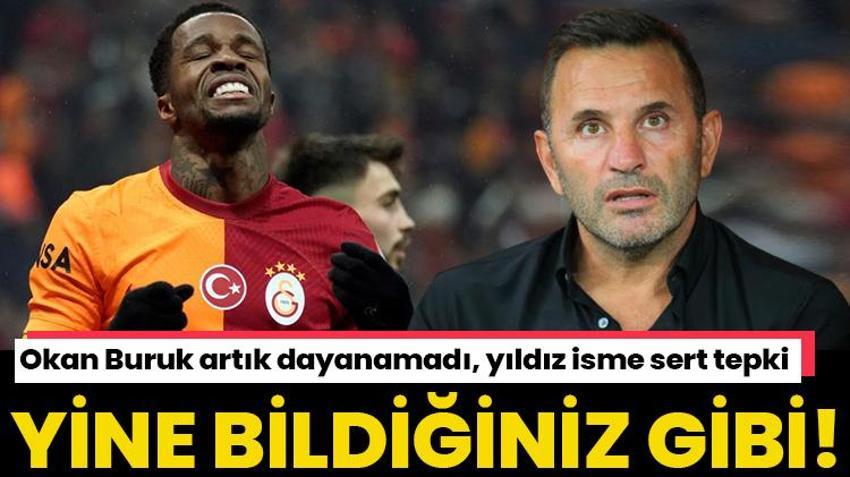 Zaha yine bildiğiniz gibi! Okan Buruk artık dayanamadı, çantanı topla, güle güle
