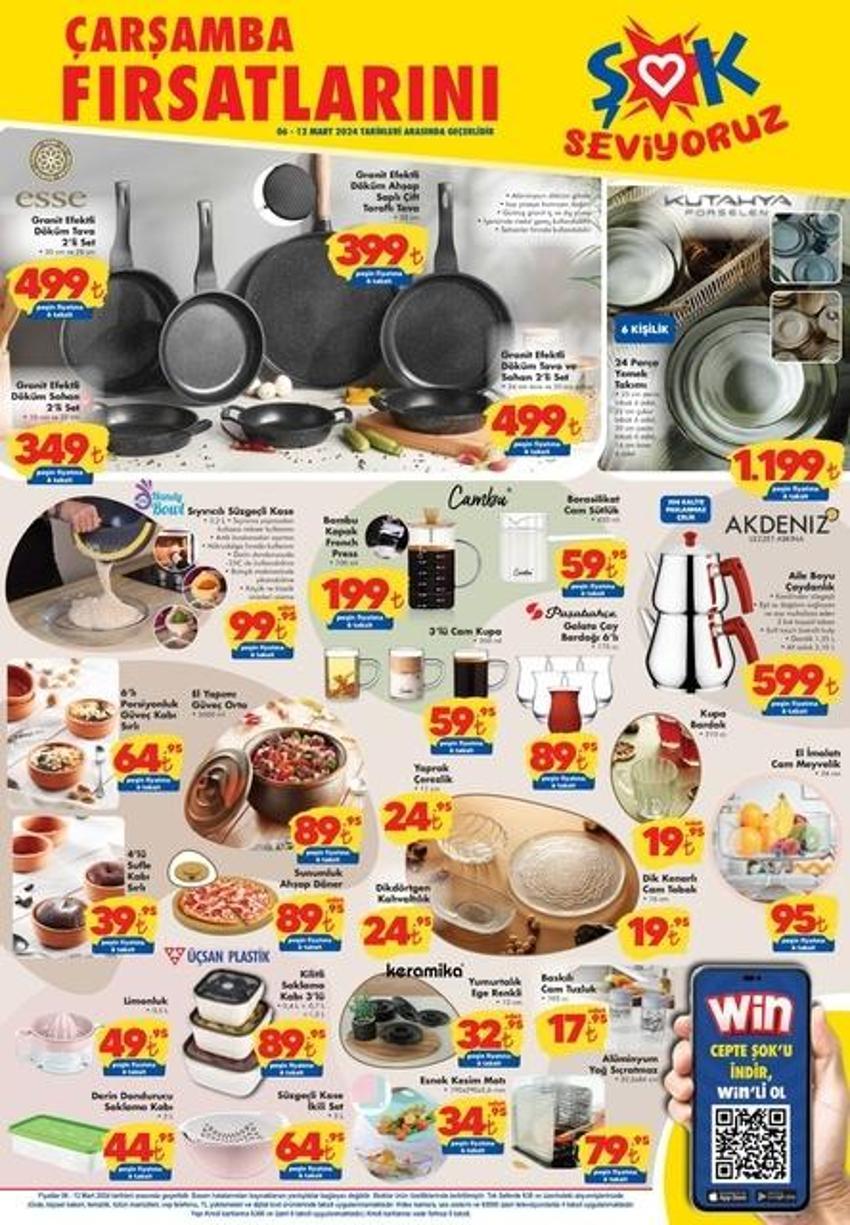 ŞOK aktüel kataloğu yayında! İşte 9 - 12 Mart güncel katalog
