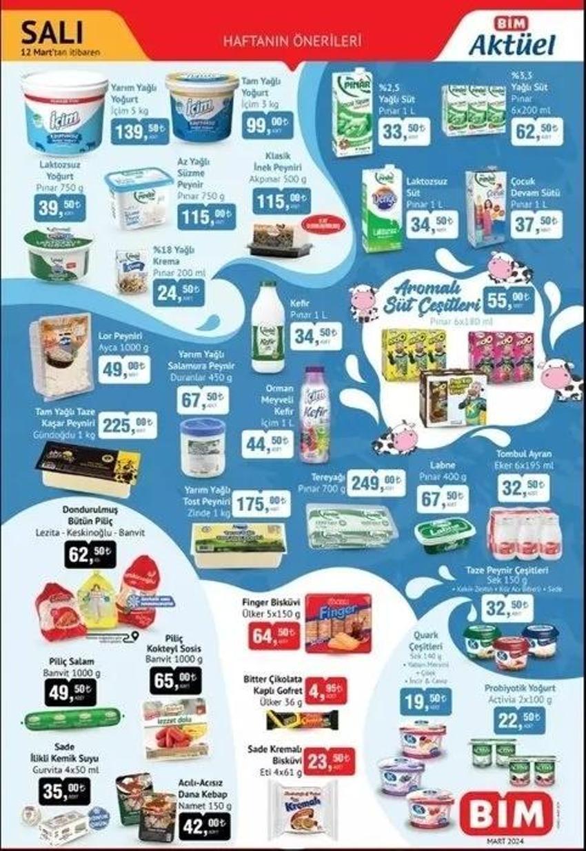 BİM 12-15 Mart aktüel katalog 2024 yayınlandı: Alışveriş için bu hafta BİM raflarında indirimli neler var?