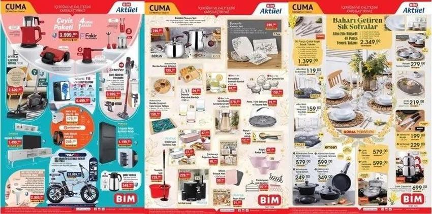 BİM 12-15 Mart aktüel katalog 2024 yayınlandı: Alışveriş için bu hafta BİM raflarında indirimli neler var?