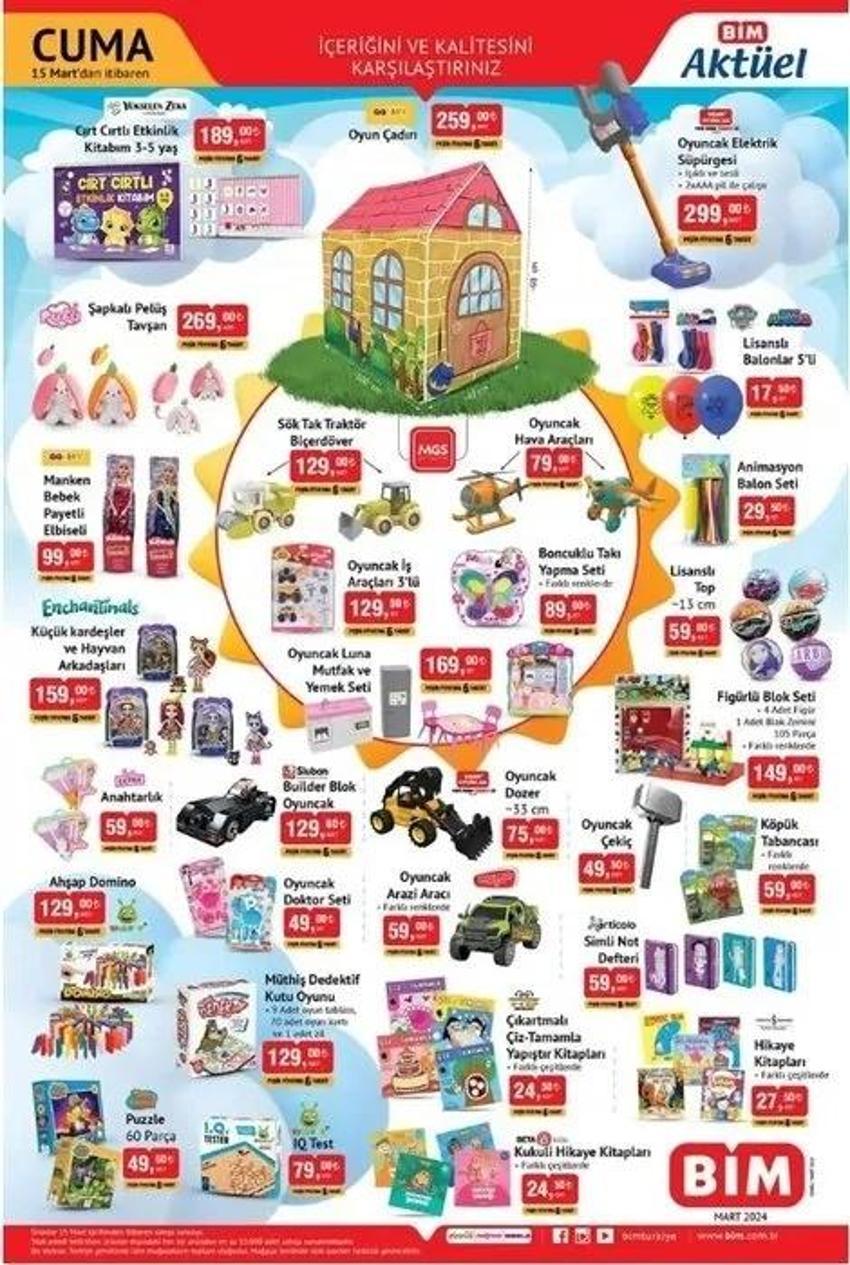 BİM 12-15 Mart aktüel katalog 2024 yayınlandı: Alışveriş için bu hafta BİM raflarında indirimli neler var?