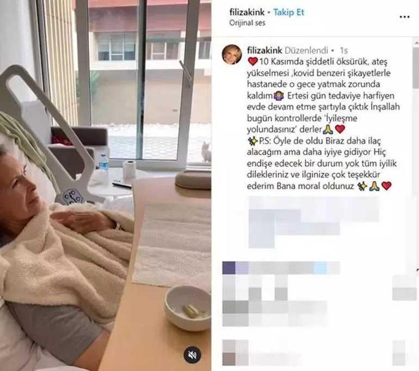 Filiz Akın son durumunu açıkladı! '10 günlük tekrar farklı ilaçlar eklendi’