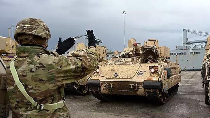 ABD'nin tankları sınırda! Yunanistan, Dedeağaç'ta askeri yığınak yapıyor