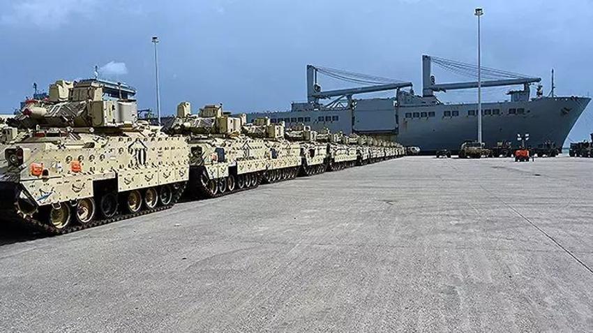 ABD'nin tankları sınırda! Yunanistan, Dedeağaç'ta askeri yığınak yapıyor