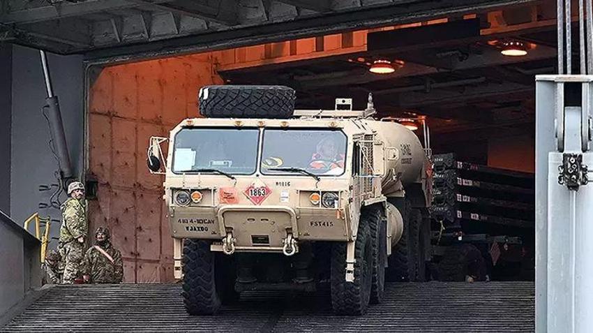 ABD'nin tankları sınırda! Yunanistan, Dedeağaç'ta askeri yığınak yapıyor
